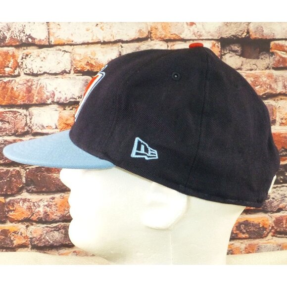 New Era Anaheim Angels A Wings Logo Fitted 7 1/2 Wool Hat Cap Blue - Picture 4 of 8